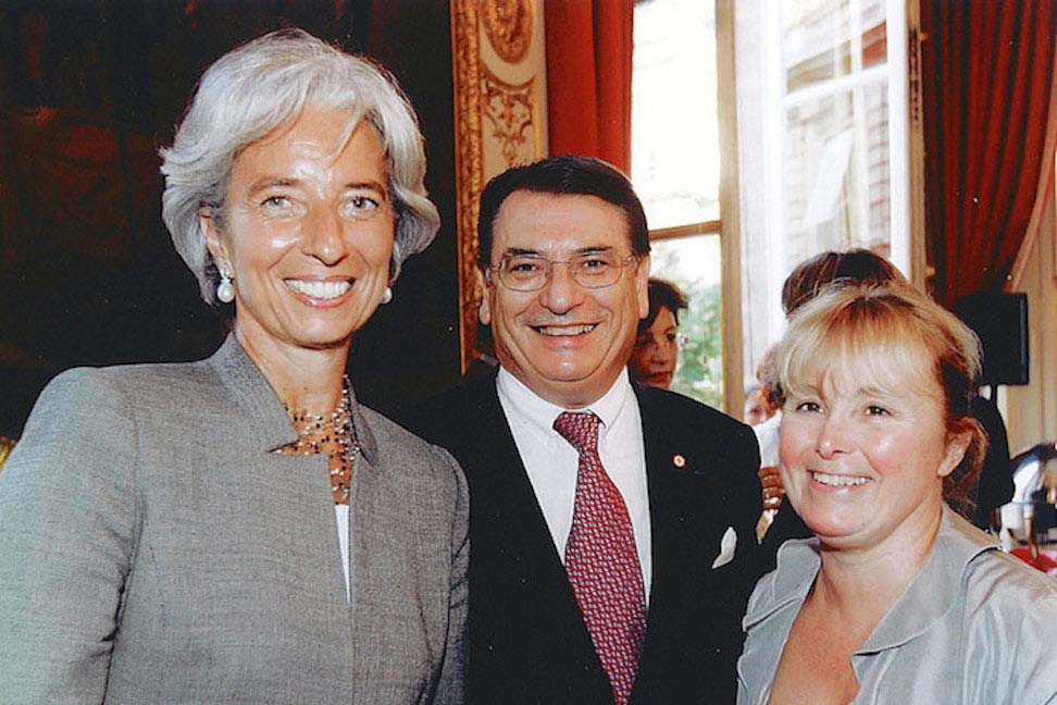 2011: Avec Christine Lagarde, Quai d'Orsay