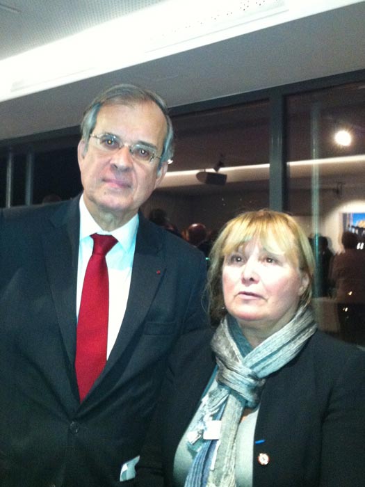 2013: Avec l'Ambassadeur de France à Berlin, Maurice Gourdault-Montagne, consulat de Stuttgart
